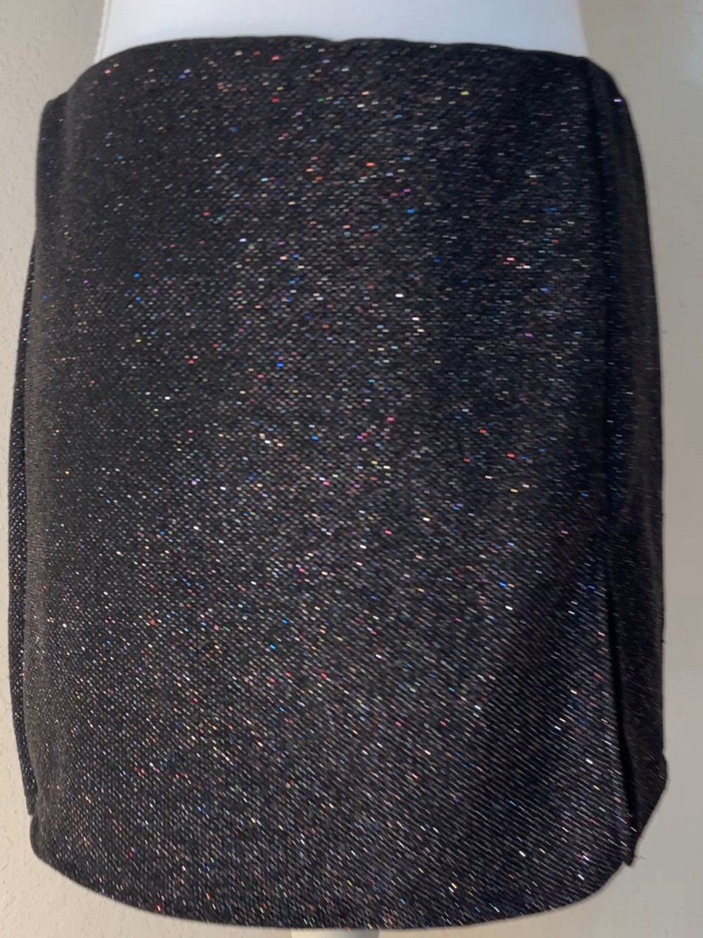 CHOCOLATE Glitter Sparkle Black Women's Mini Skort Size XL